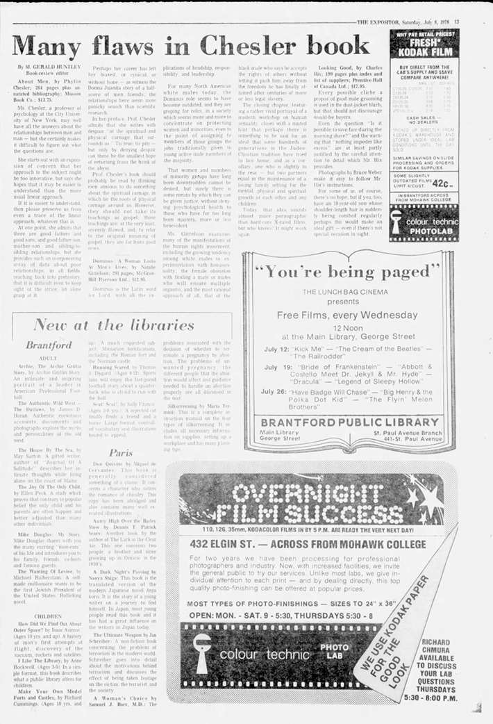 Historical Colour Technic Newspaper Advertisement